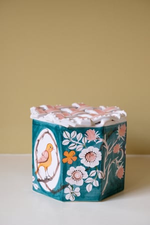Image of Canary Caddy - Romantic Vase