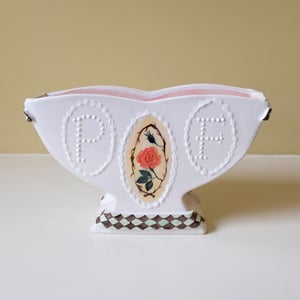 Image of P.F slip signed - Women with their Whippets - Romantic Vase