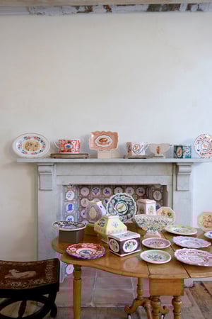 Image of Canary Rose & Bramble - Romantic Plate 