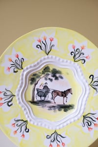 Image 3 of Horse & Cart - Romantic Plate