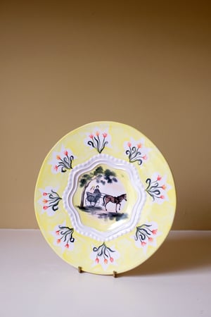 Image of Horse & Cart - Romantic Plate