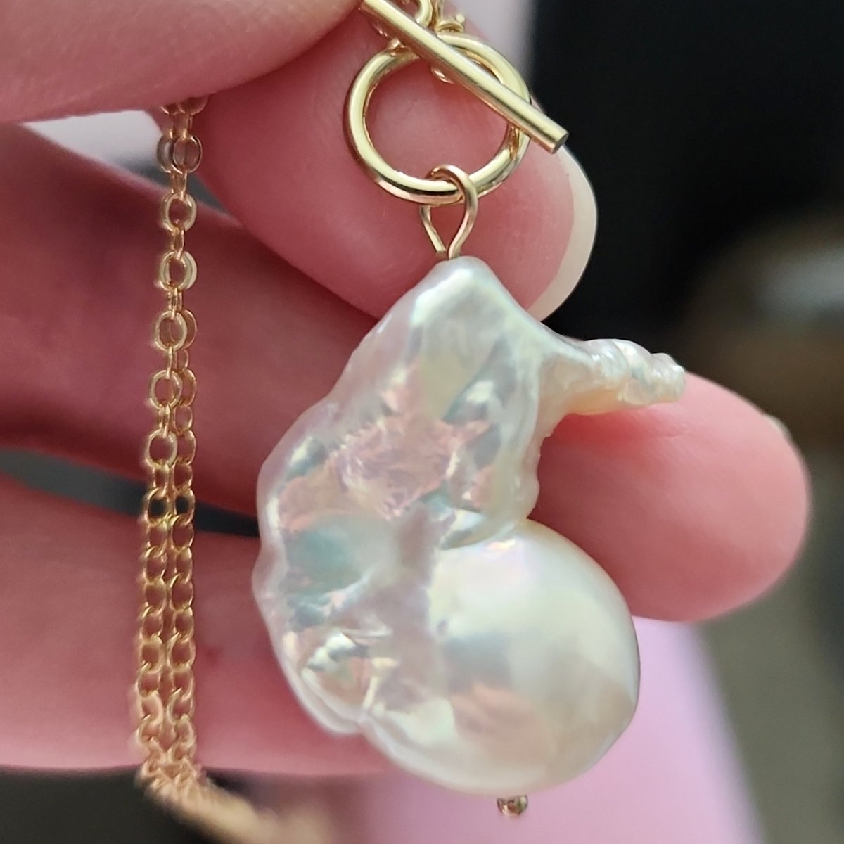 Baroque Pearl Necklace | Sara Sela Jewelry