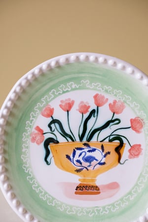 Image of Romantic Vase - Small Plate