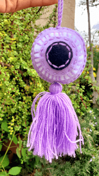Image 3 of Evil Eye Artesian Tassel 