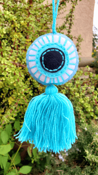 Image 4 of Evil Eye Artesian Tassel 