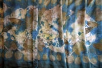 Image 3 of Leafy Iridescence  - Ecoprint and Botanical dyed silk scarf