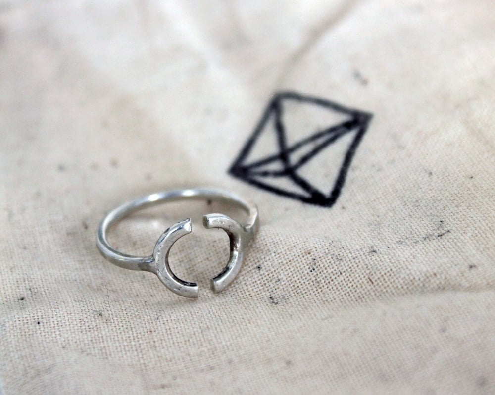 Image of Silver Talisman Ring (handmade by Zac Little)