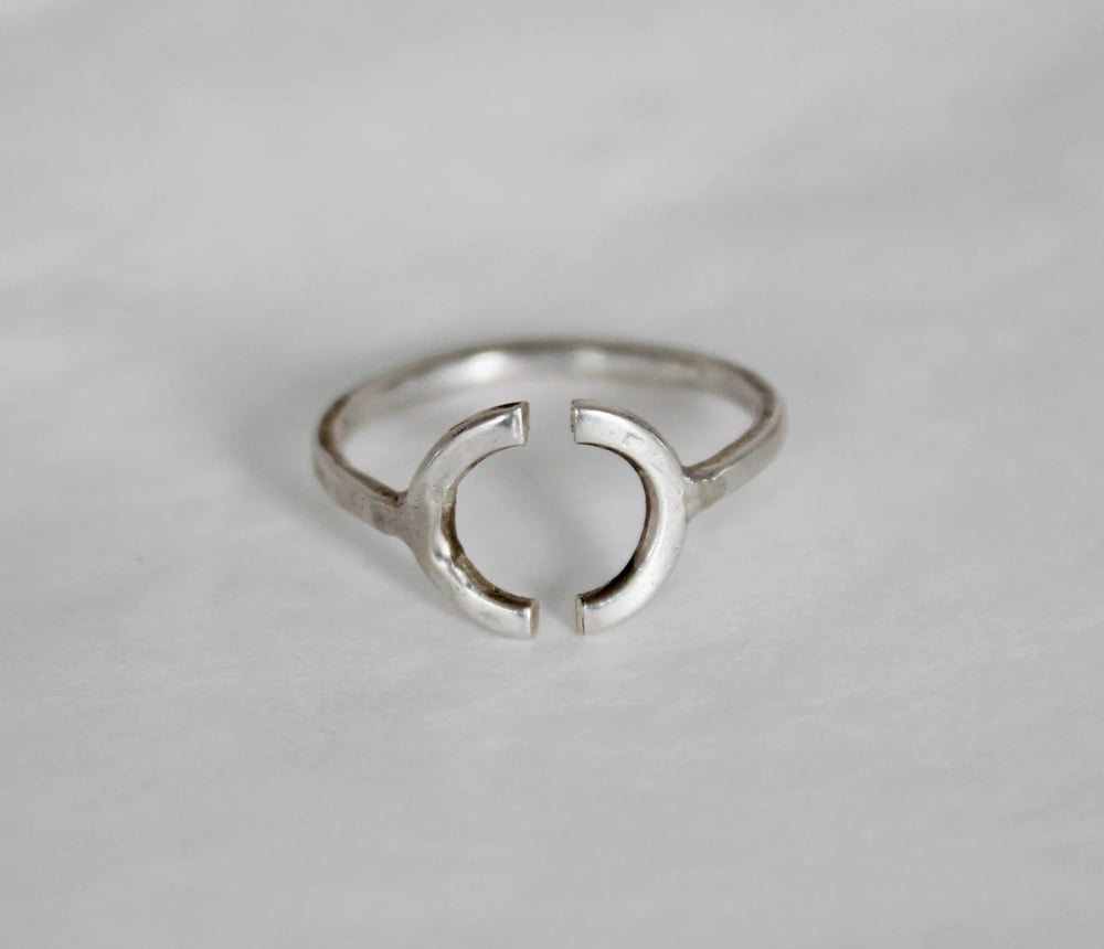 Image of Silver Talisman Ring (handmade by Zac Little)