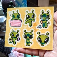 Alien Sticker Sheet 2.0