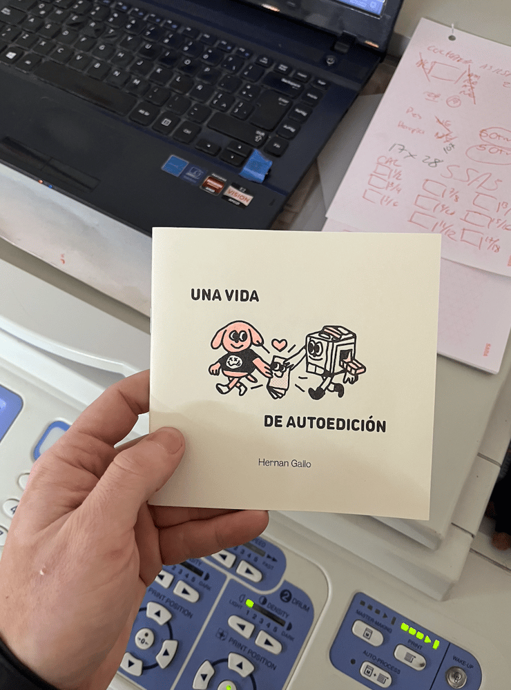 Una vida de autoedición x Hernán Gallo