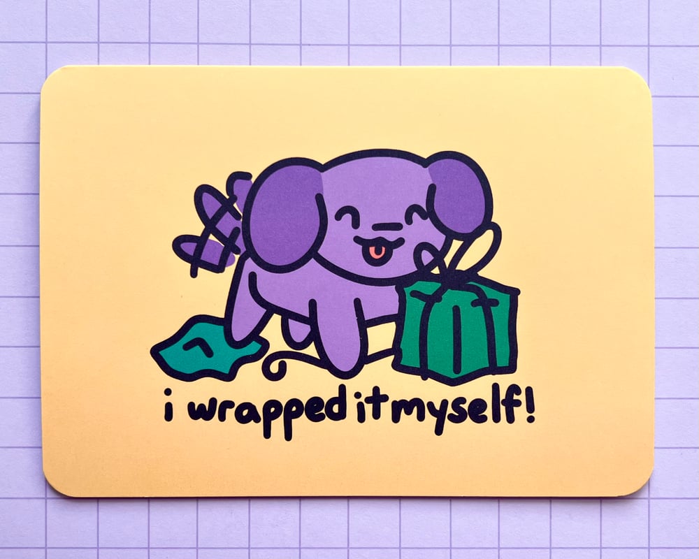 Image of Professional gift wrapper card