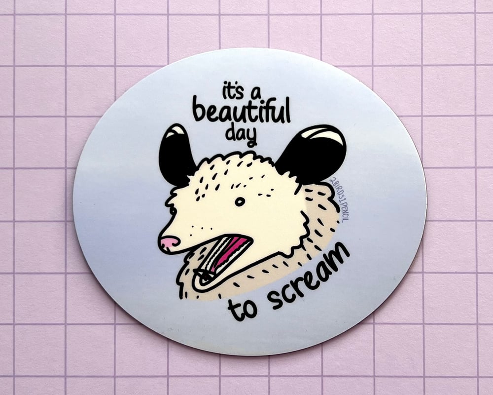 Image of Screaming possum magnet