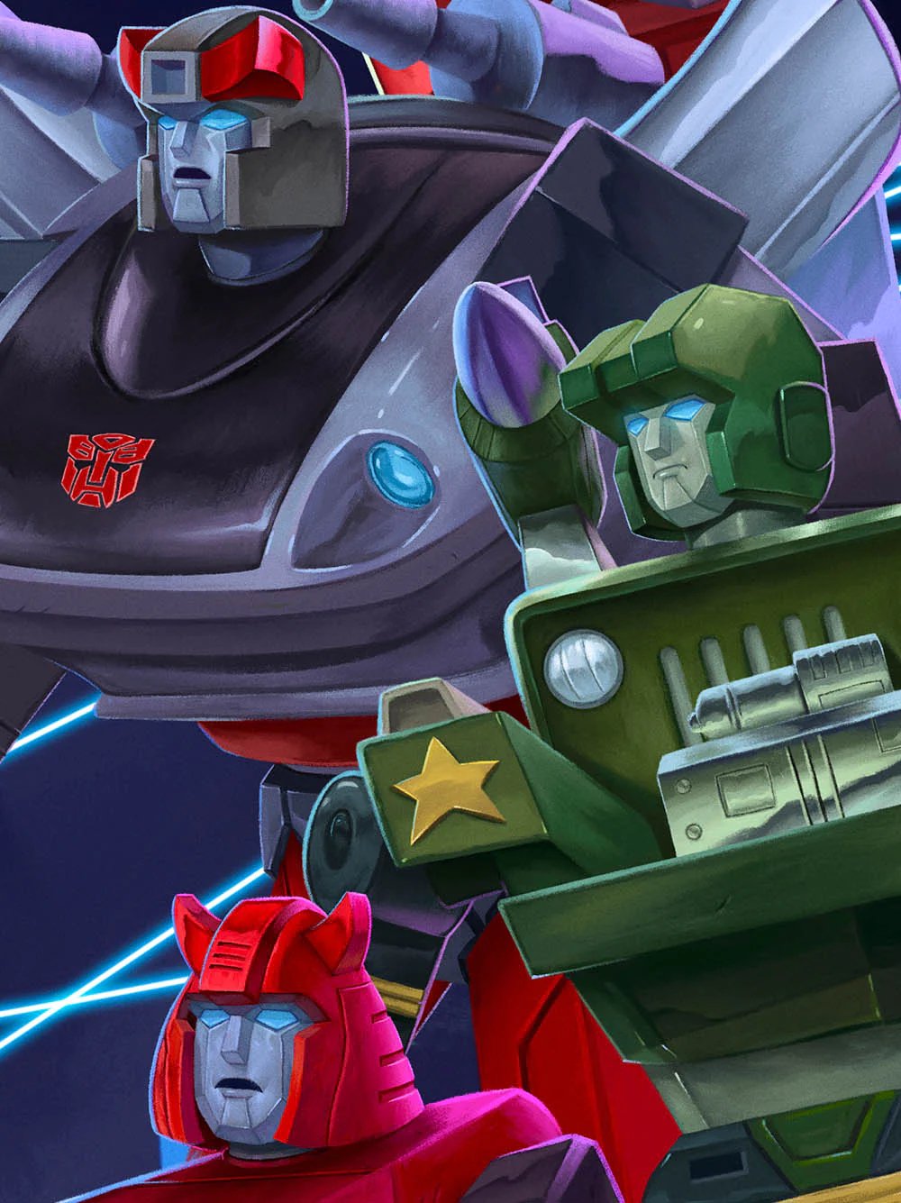 Transformers 'Autobots' Poster - Cartoon Variant - 18" x 24"