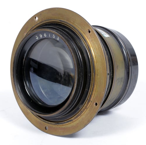 Image of Goerz Gotar 16.5" [420mm] F8 large format Lens in barrel #8767 covers 11X14