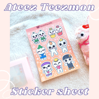 Image 2 of Teezmon Sticker Sheet