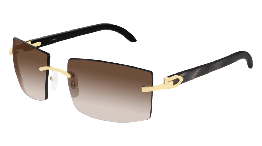 Cartier – Wooden Strip – Sunglasses – S-248 – Peachmart