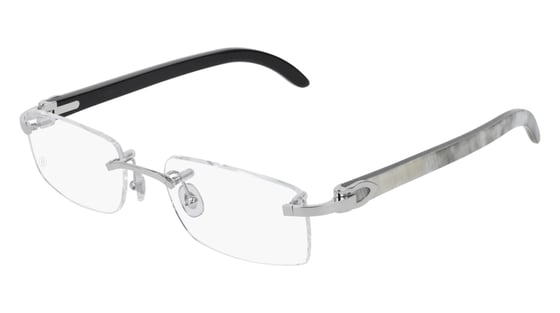 Image of WHITE BUFFALO HORN CARTIER® SUNGLASSES 