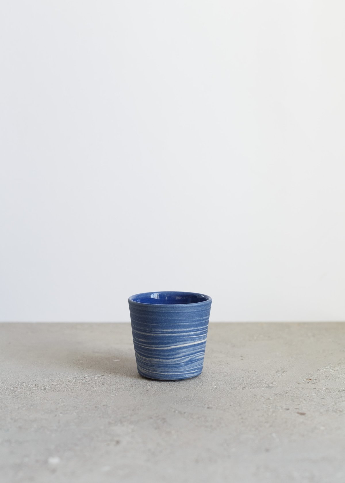 Image of Blue marble cup n°3