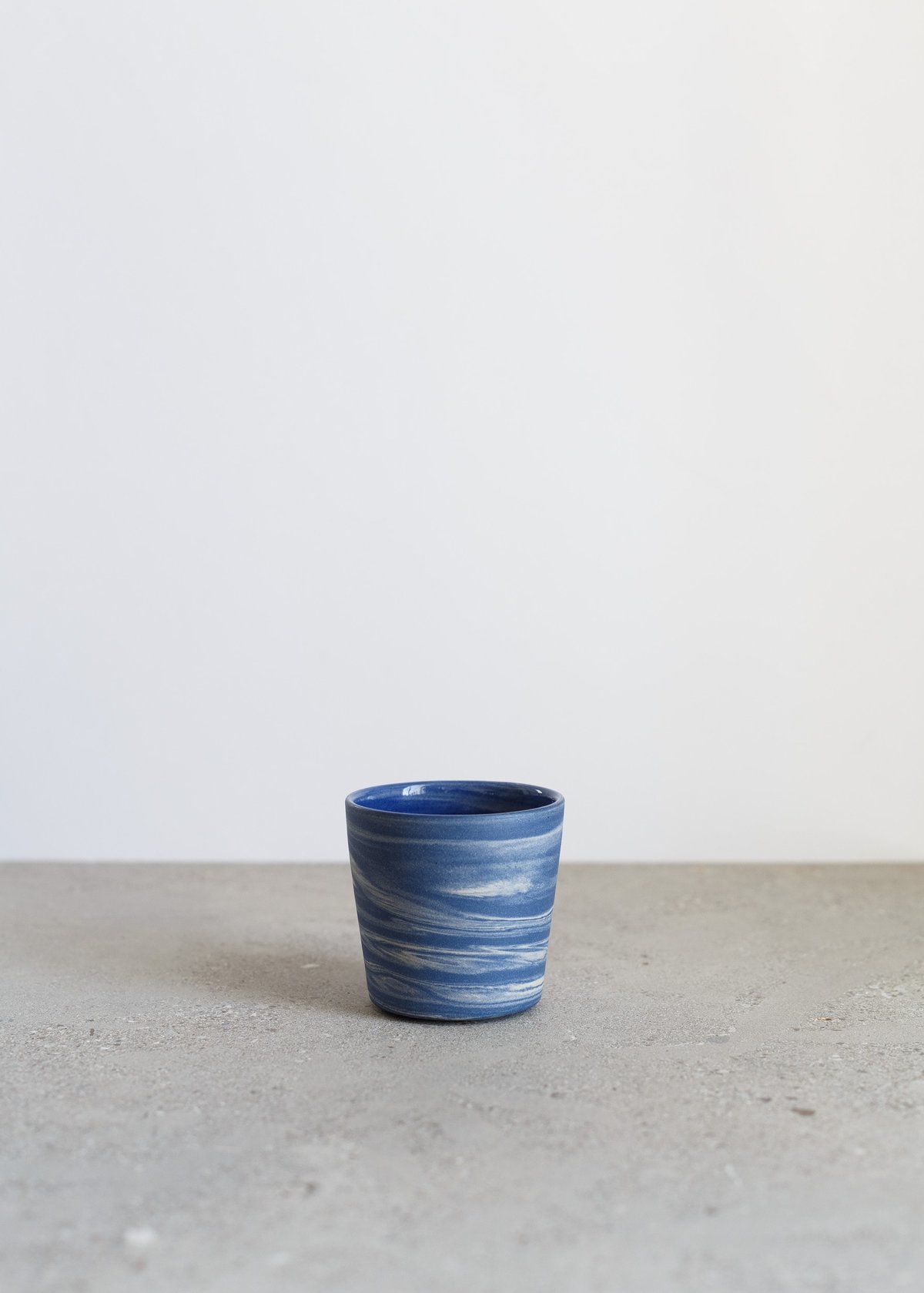 Image of Blue marble cup n°4