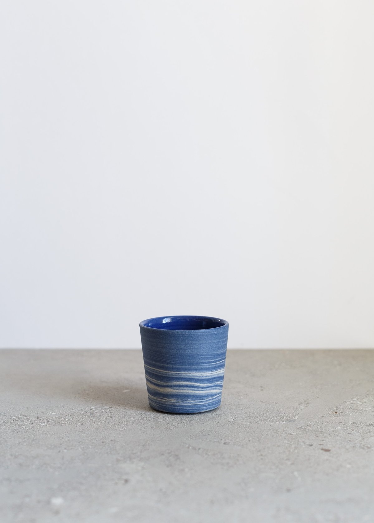 Image of Blue marble cup n°5