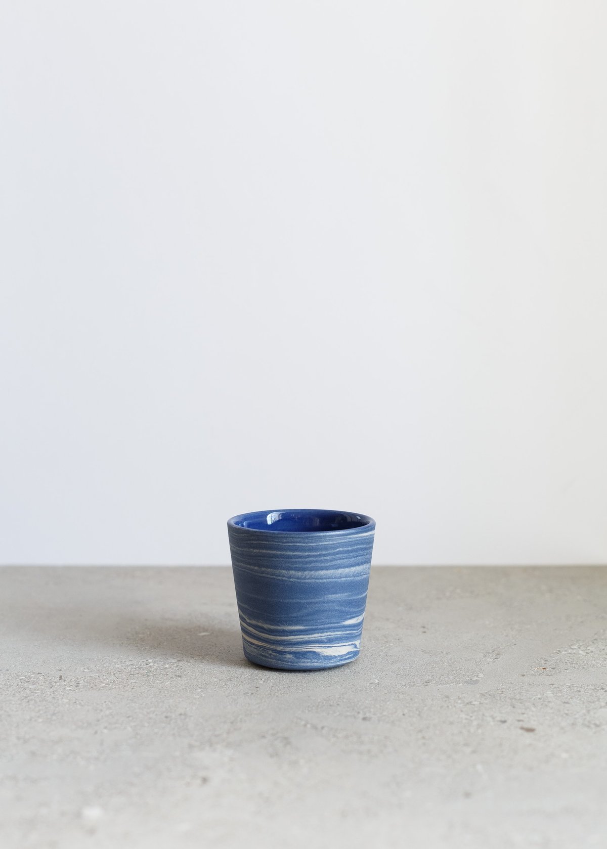 Image of Blue marble cup n°8