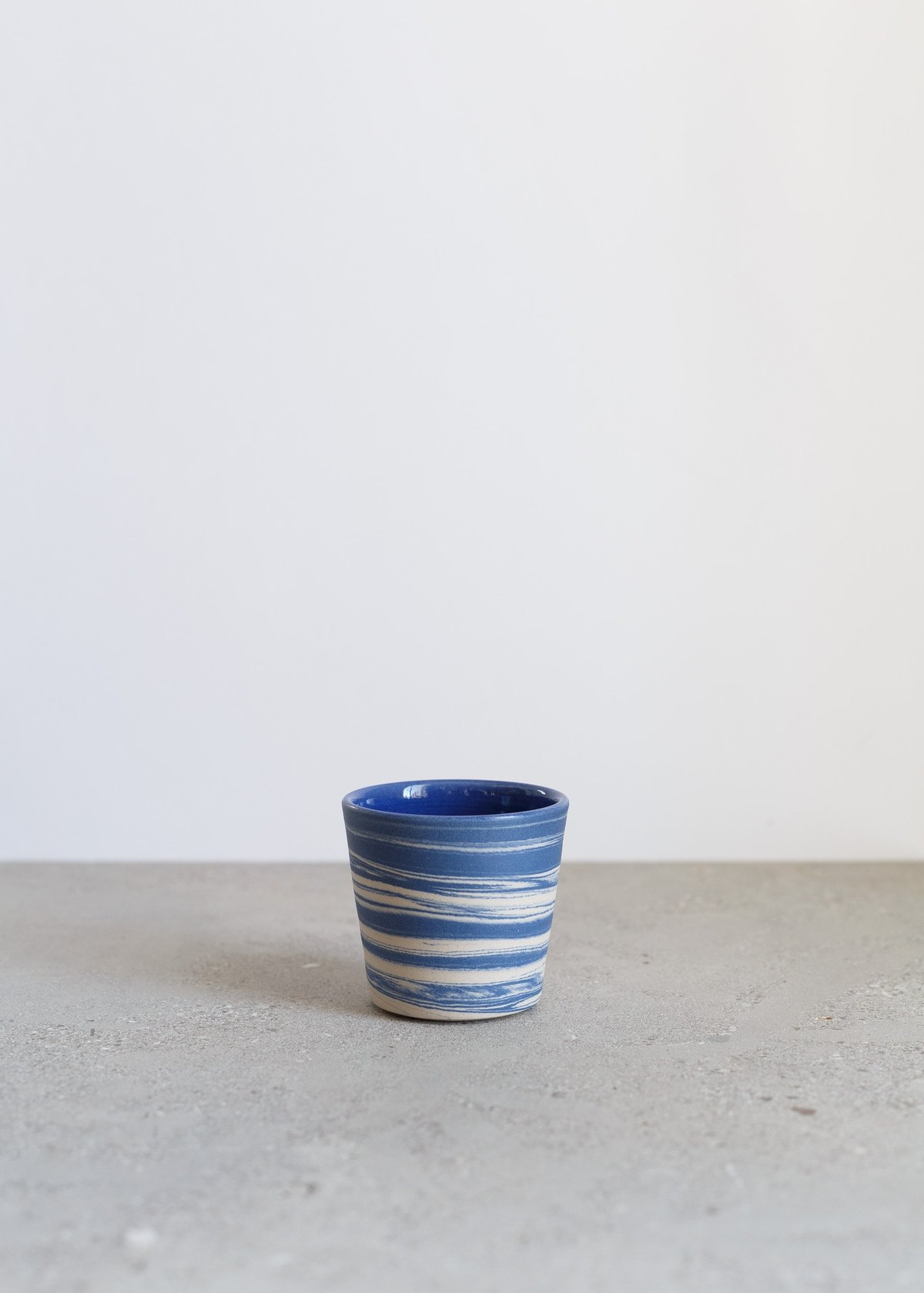Image of Blue marble cup n°6