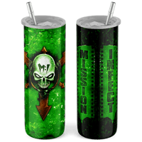 MISSION : INFECT "Asphyxiation" Steel Tumbler