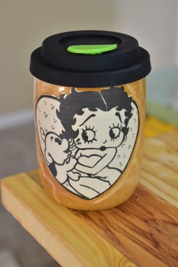 Betty Boop Sculpted Ceramic Coffee Mug - 18 oz.