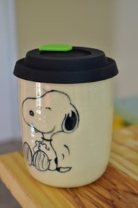 Image 2 of Snoopy To Go Thumb Cup - A3 18oz
