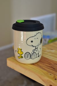 Image 1 of Snoopy To Go Thumb Cup - A3 18oz