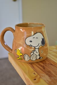 Image 1 of Snoopy & Woodstock Mug - A4 20oz