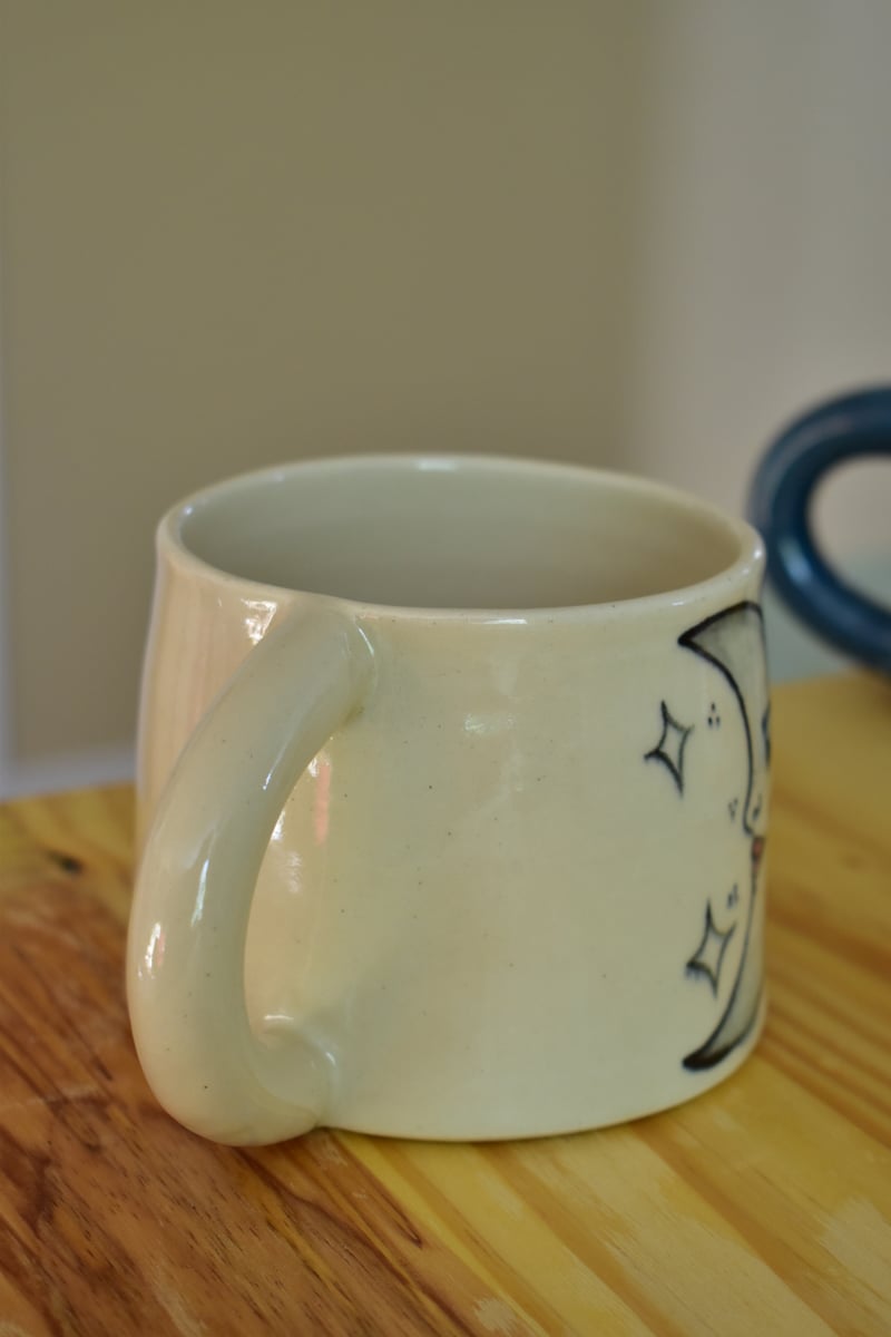 Moon Lady Mug - A9 18oz | Painted&Plain