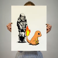 Image 1 of Charmander used fire spin!