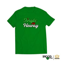 JINGLE ALL HOWAY CHRISTMAS 2023 T-SHIRT - GREEN