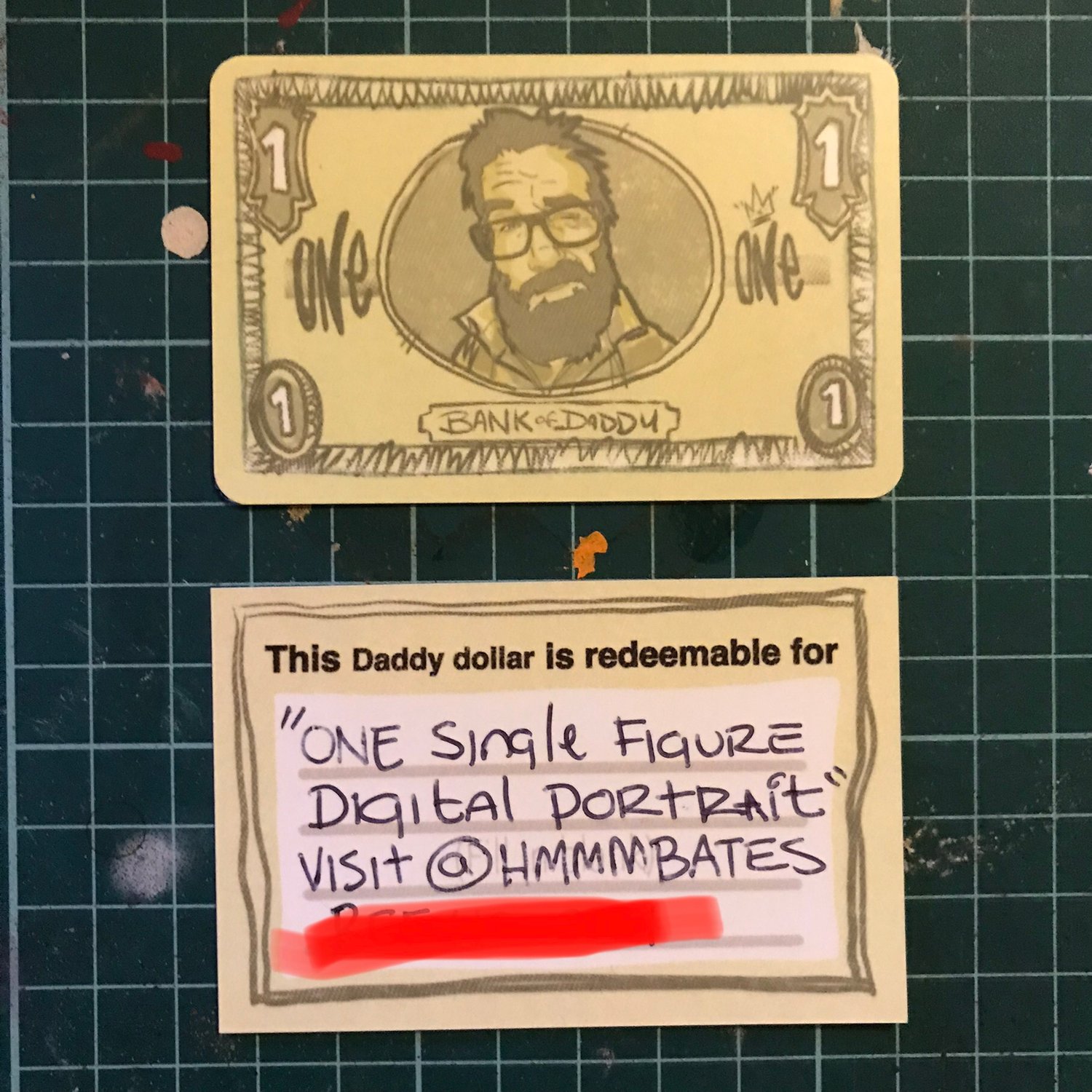 Image of Daddy Dollar Deal 1 Single figure portrait
