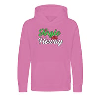 JINGLE ALL HOWAY CHRISTMAS 2023 HOODIE - PINK