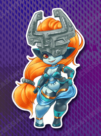 Image 2 of Dancer Imp Princess - Vinyl Sticker