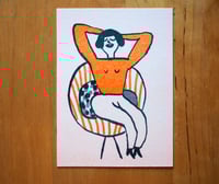Image 3 of Cartes en riso A6 "automne"