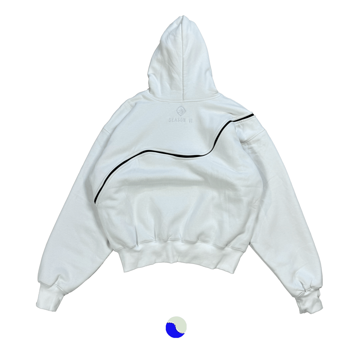 Image of Fusion Zip Perfect Hoodie - chalk white