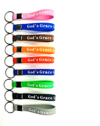 Image 1 of God’s Grace Is Sufficient 8:31 Key Chain 