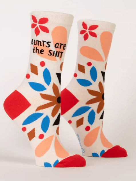 Image of Aunts Are The Shit Crew Socks 