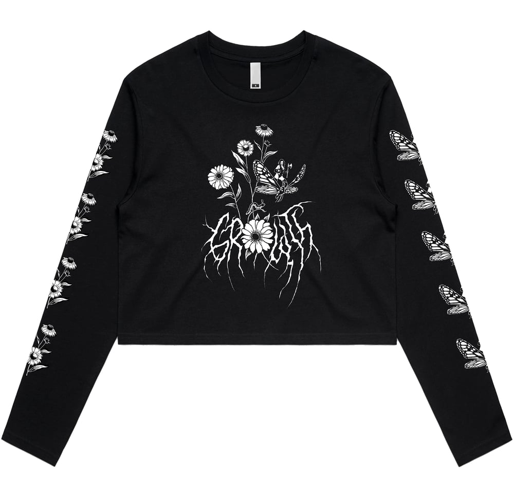 Image of 'GROWTH' Long Sleeve Crop