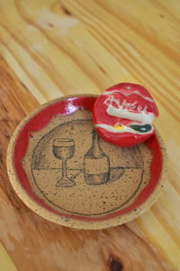 Image 4 of Wine & The Bottle Trinket Plate