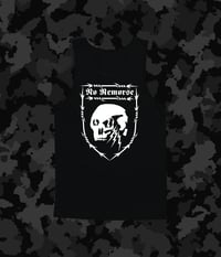 Revenge No Remorse Skull / Black Tank Top  Design