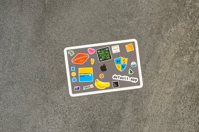 Image of Defaults Laptop Sticker