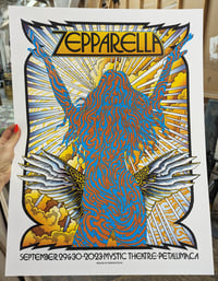 Image 3 of Zepparella-Sept 29 & 30, 2023 - Mystic Theatre, Petaluma, CA. Artwork by Caitlin Mattisson