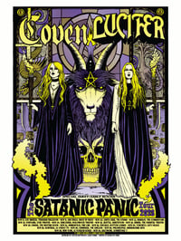 Image 1 of Coven / Lucifer- Satanic Panic Tour 2023- Artwork by Caitlin Mattisson & Alan Forbes
