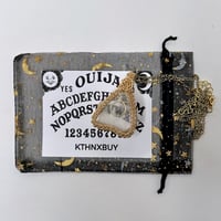 Image 1 of Gold Ulexite Planchette