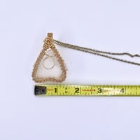 Image 3 of Gold Ulexite Planchette