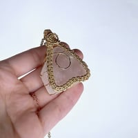Image 2 of Gold Ulexite Planchette